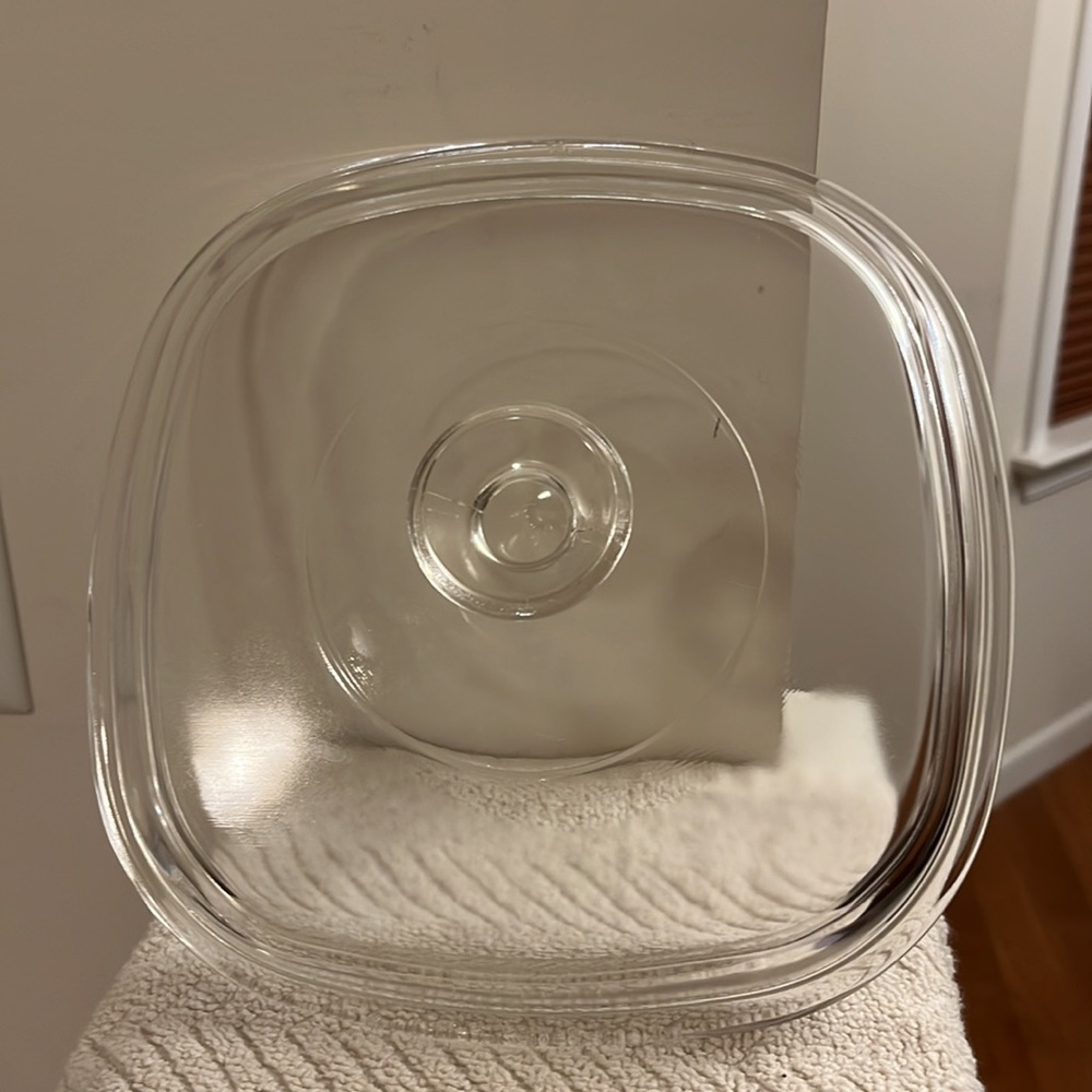 Vintage Corningware Cornflower Blue Square Baking Dish Glass Lid 3 Quart - Picture 6 of 14